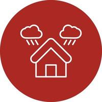 Shelter Line Circle Multicolor vector