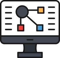 Workflow Line Filled vector