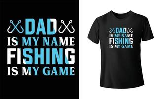 Fishing t shirt design vector