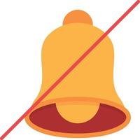 No Alarm Flat Icon vector