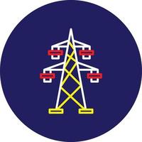 Power Line Multicolor vector