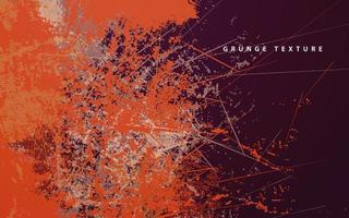 Abstract grunge texture orange purple color background vector