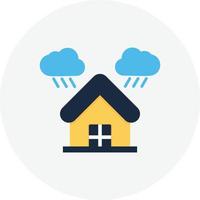 Shelter Flat Circle vector