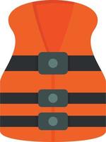 Life Jacket Flat Icon vector