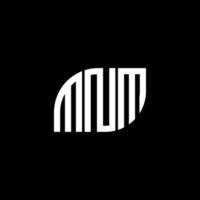 diseño de logotipo de letra mnm sobre fondo negro. concepto de logotipo de letra de iniciales creativas mnm. diseño de letras mmm. vector