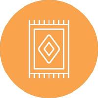 Carpet Line Circle Multicolor vector