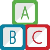 Abc Flat Icon vector