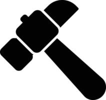 Hammer Glyph Icon vector