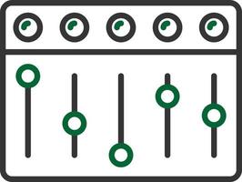 Mixer Line Two Color vector