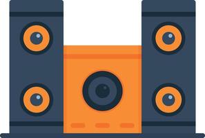 Speakers Flat Icon vector