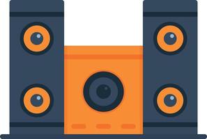 Speakers Flat Icon vector