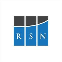 RSN letter design.RSN letter logo design on WHITE background. RSN creative initials letter logo concept. RSN letter design.RSN letter logo design on WHITE background. R vector