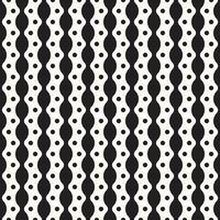 Vector Geometric Seamless Monochrome Pattern