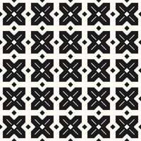 Vector Geometric Abstract Seamless Monochrome Pattern Texture Background