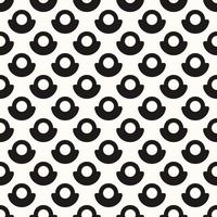 Vector Geometric Abstract Seamless Monochrome Pattern Texture Background
