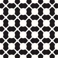 Vector Geometric Seamless Monochrome Pattern