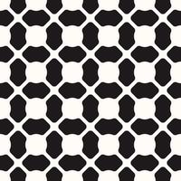 Vector Geometric Seamless Monochrome Pattern