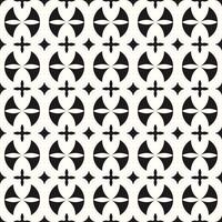 Vector Geometric Abstract Seamless Monochrome Pattern Texture Background