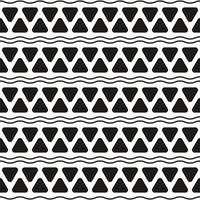 Vector Geometric Abstract Seamless Monochrome Pattern Texture Background