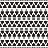 Vector Geometric Abstract Seamless Monochrome Pattern Texture Background