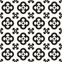 Vector Geometric Abstract Seamless Monochrome Pattern Texture Background