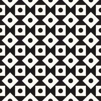 Vector Geometric Abstract Seamless Monochrome Pattern Texture Background