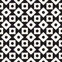 Vector Geometric Abstract Seamless Monochrome Pattern Texture Background