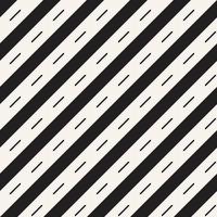 Vector Geometric Seamless Monochrome Pattern