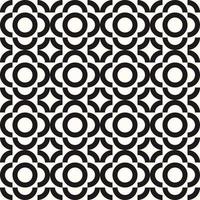 Vector Geometric Abstract Seamless Monochrome Pattern Texture Background
