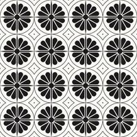 Vector Geometric Abstract Seamless Monochrome Pattern Texture Background