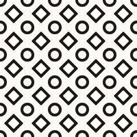 Vector Geometric Abstract Seamless Monochrome Pattern Texture Background