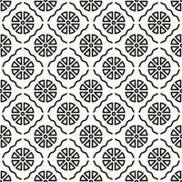 Vector Geometric Abstract Seamless Monochrome Pattern Texture Background