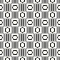 Vector Geometric Abstract Seamless Monochrome Pattern Texture Background