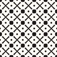 Vector Geometric Abstract Seamless Monochrome Pattern Texture Background
