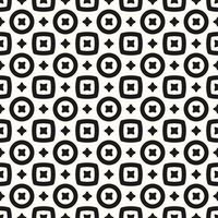 Vector Geometric Abstract Seamless Monochrome Pattern Texture Background