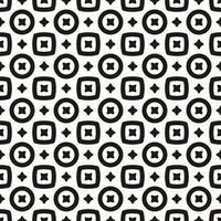 Vector Geometric Abstract Seamless Monochrome Pattern Texture Background