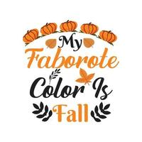 Autumn Fall T shirt design vector