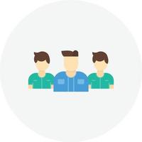 Group Flat Circle vector