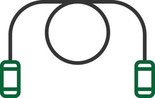 Jumping Rope Line Two Color vector