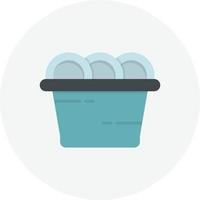 Dishwasher Flat Circle vector