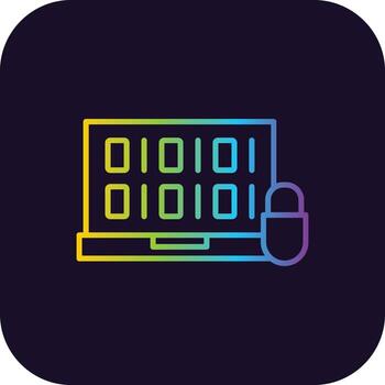 Coding  Gradient Icon vector