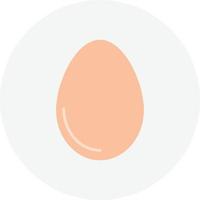 Egg Flat Circle vector