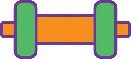 Dumble Line Filled Two Color vector