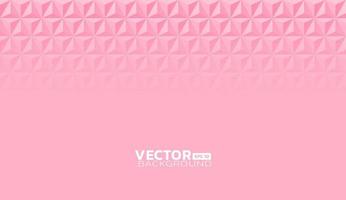 Pink abstract geometric texture background with copy space below vector