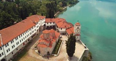 monastero di san naum, monastero ortodosso orientale nel nord della macedonia video