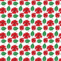 Seamless pattern with flower vector