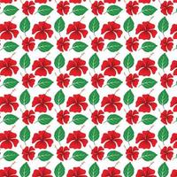 Seamless pattern with flower vector