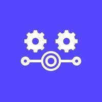 streamline process icon for web vector