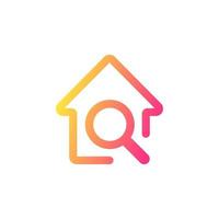 house search vector minimal logo