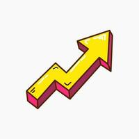 Business arrow icon vector illustration